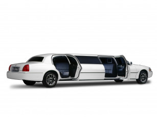 Картинка lincoln town car krystal limousine автомобили