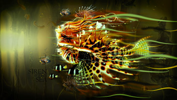 Картинка фэнтези существа море рыбы сирена