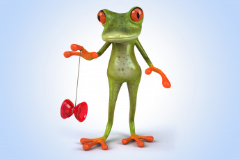 Картинка 3д+графика юмор+ humor лягушка cartoon frog unny