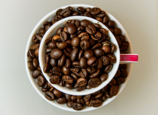 Картинка еда кофе +кофейные+зёрна кружка зерна