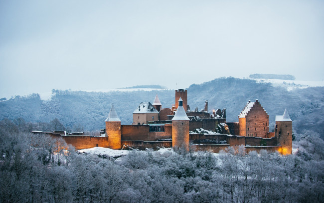 Обои картинки фото bourscheid castle, luxemburg, города, - дворцы,  замки,  крепости, bourscheid, castle