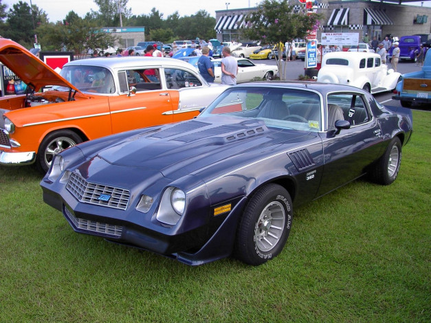 Обои картинки фото 1979, chevrolet, camaro, z28, classic, автомобили, выставки, уличные, фото
