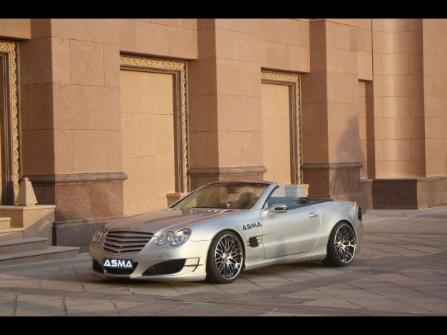 Обои картинки фото 2009, asma, design, mercedes, benz, sl, r230, автомобили