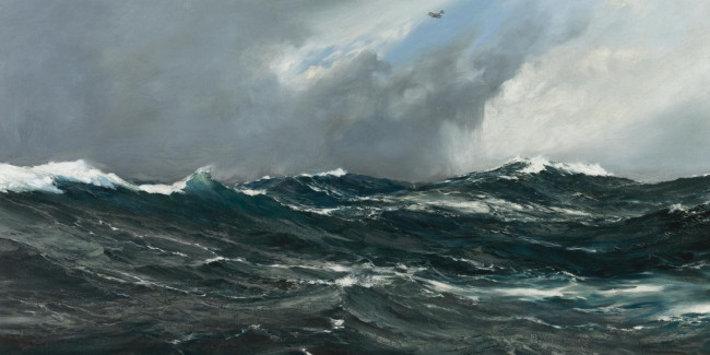 Обои картинки фото montague, dawson, рисованные, море