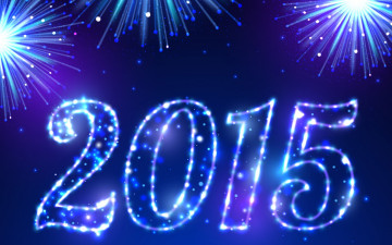 Картинка праздничные векторная+графика+ новый+год салют новый год fireworks sparkle happy new year 2015 blue