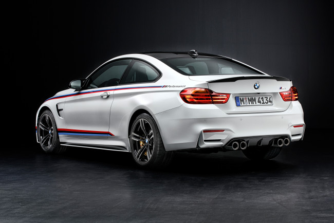 Обои картинки фото автомобили, bmw, coupе, m, светлый, 2014г, f82, accessories, performance, m4