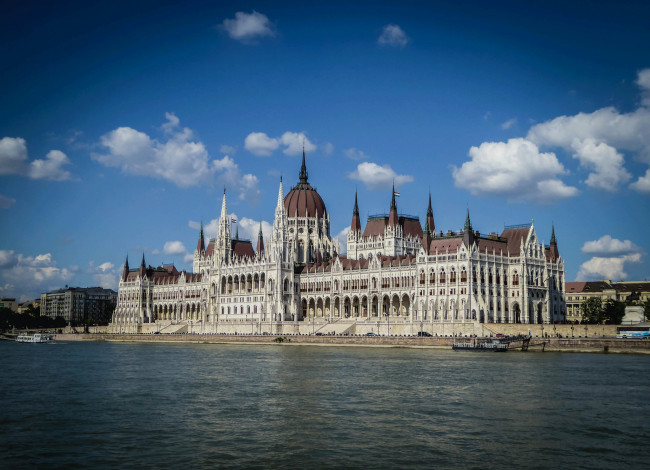 Обои картинки фото budapest parlamentsgeba&, 776, ude, города, будапешт , венгрия, парламент