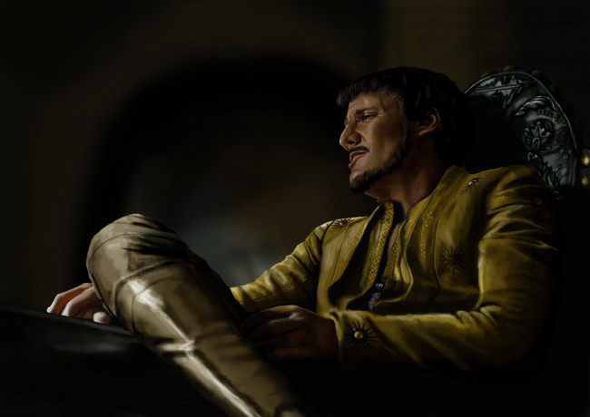 Обои картинки фото prince oberyn, рисованное, кино, фон, мужчина, бородка