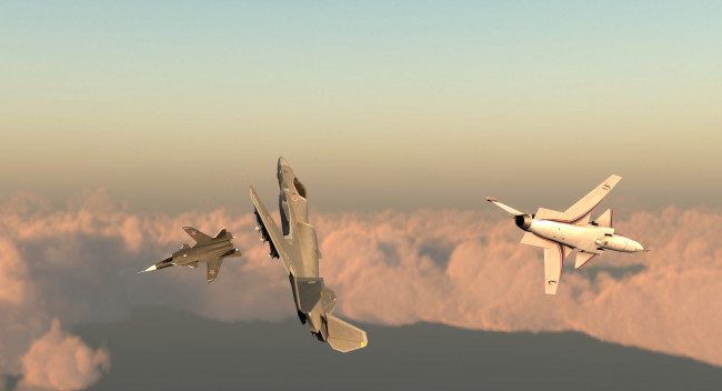 Обои картинки фото 3д графика, армия , military, самолеты, полет