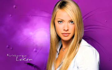 обоя девушки, kristanna loken, блондинка, лицо, рубашка