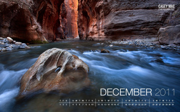 обоя календари, природа, камень, скалы, поток, река