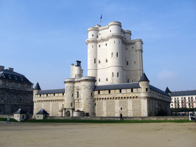 Обои картинки фото castle, vincennes, france, города, дворцы, замки, крепости, башни, стены, замок