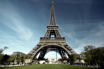Картинка eiffel+tower города париж+ франция эйфелева башня париж