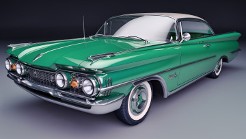 Картинка автомобили 3д 88 coupe oldsmobile 1959