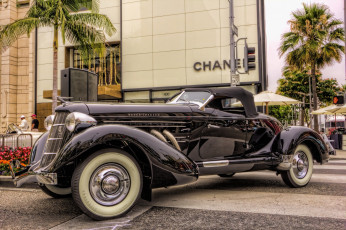 Картинка 1936+auburn+852+boattail+speedster автомобили выставки+и+уличные+фото автошоу выставка