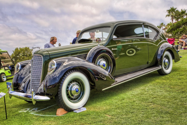 Обои картинки фото 1938 lincoln model k v12 judkins touring coupe, автомобили, выставки и уличные фото, автошоу, выставка