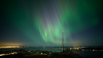 Картинка природа северное+сияние северное сияние небо ночь звезды aurora borealis