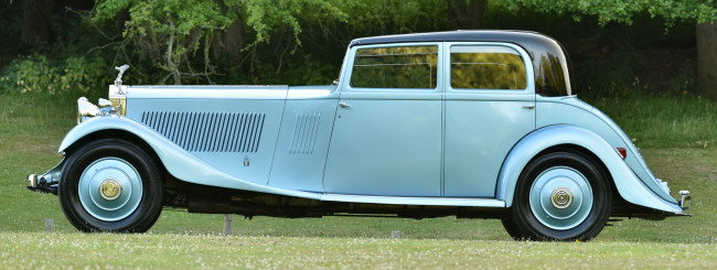 Обои картинки фото rolls-royce phantom ii continental 711yug 1933, автомобили, классика, rolls-royce, phantom, ii, continental, 711yug, 1933
