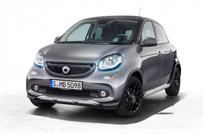 Обои картинки фото smart forfour crosstown 2017, автомобили, smart, crosstown, forfour, 2017