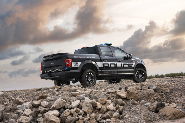 Обои картинки фото ford f-150 police 2018, автомобили, ford, police, 2018, f-150