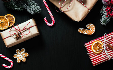 Картинка праздничные подарки+и+коробочки карамель подарки