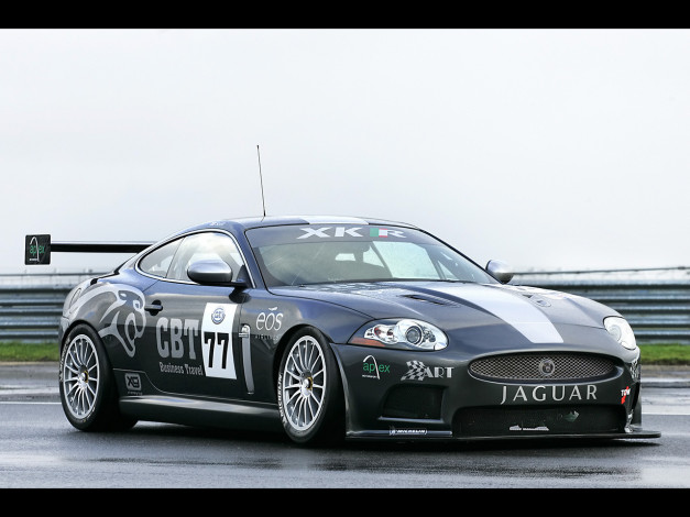 Обои картинки фото 2007, jaguar, xkr, gt3, автомобили