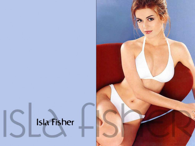 Обои картинки фото Isla Fisher, девушки