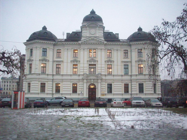 Обои картинки фото рига, здание, окружного, суда, города, латвия