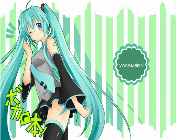 Обои картинки фото аниме, vocaloid