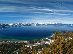 Картинка природа реки озера sand harbor state park