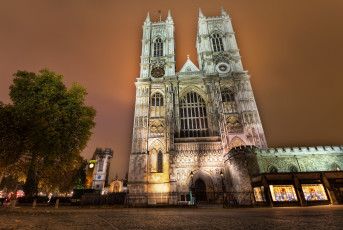 Картинка westminster abbey london england города лондон великобритания