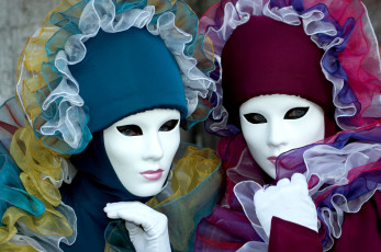 Картинка разное маски карнавальные костюмы карнавал венеция рюши
