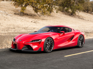 Картинка автомобили toyota ft-1 красный