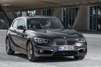 Картинка автомобили bmw 3-door темный urban line 120d f21 2015г