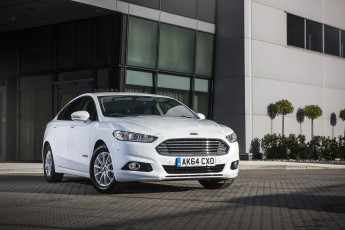 обоя автомобили, ford, 2014г, светлый, uk-spec, sedan, hybrid, mondeo