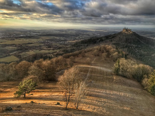 обоя burg hohenzollern, города, замки германии, простор