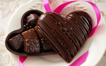 Картинка еда конфеты +шоколад +сладости сердечко пралине шоколад ассорти