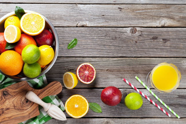 Обои картинки фото еда, цитрусы, лимон, апельсин, грейпфрут, лайм