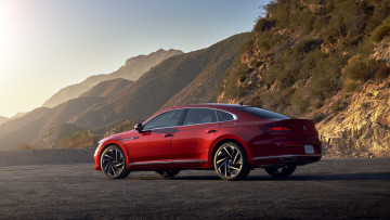 обоя 2021 volkswagen arteon 4motion r-line, автомобили, volkswagen, 2021, arteon, 4motion, r, line, красный, седан