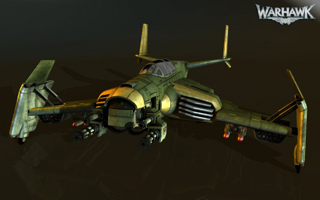 Обои картинки фото видео игры, warhawk, летательный, аппарат