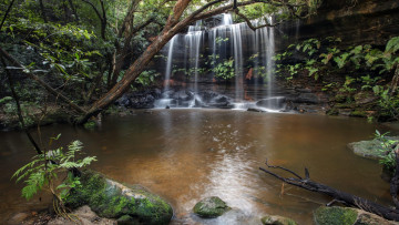 Картинка andamira+falls brisbane+water+national+park +australia природа водопады andamira falls brisbane water national park australia