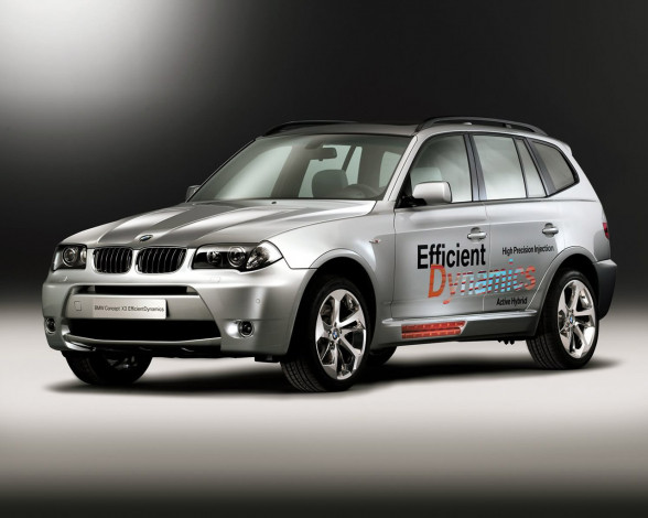 Обои картинки фото bmw, e83, x3, efficient, dynamics, concept, автомобили