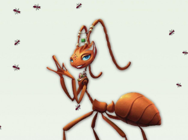 Обои картинки фото мультфильмы, the, ant, bully