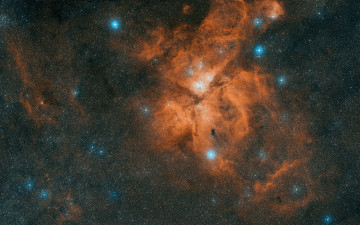 Картинка космос галактики туманности туманность киль ngc 3372 звезды вселенная