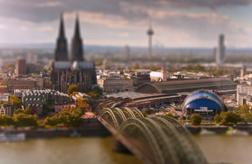 Картинка города кельн+ германия боке