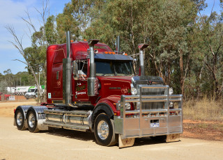 обоя western star, автомобили, грузовик, тяжелый, тягач, седельный