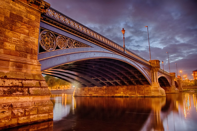 Обои картинки фото trent bridge, города, - мосты, мост, река