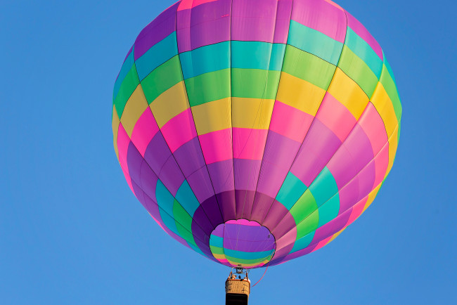 Обои картинки фото авиация, воздушные шары, полет, воздушный, шар, небо, корзина