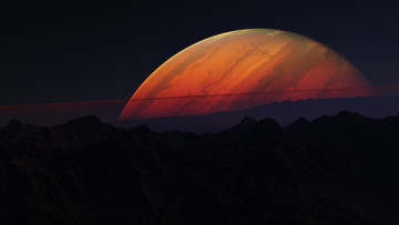 Картинка 3д+графика атмосфера настроение+ atmosphere+ +mood+ вселенная планеты поверхность