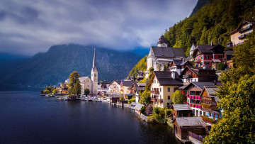 Картинка города гальштат+ австрия красота необыкновенная гальштат